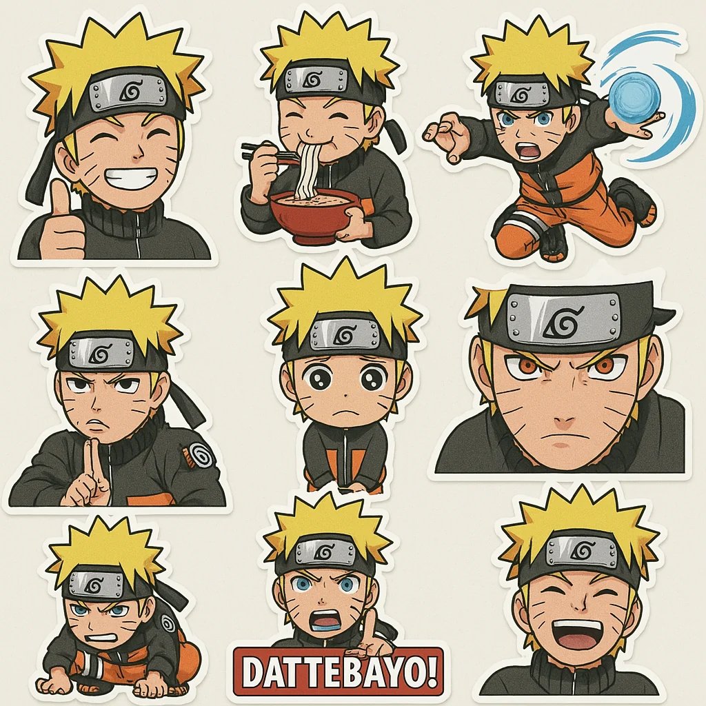 Naruto stickers